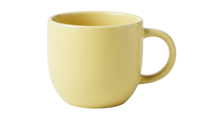 Isolated Yellow Mug