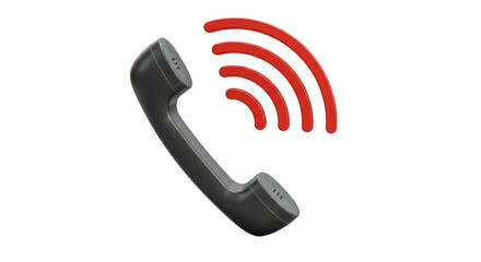 Isolated Telephone Handset