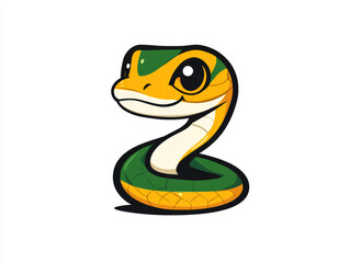 Fototapeta premium Snake Logo Illustration
