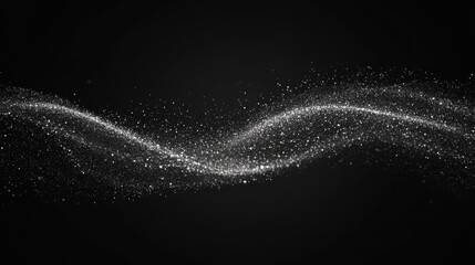 Fototapeta premium Textured Black Background with Scratches and Dust illustration