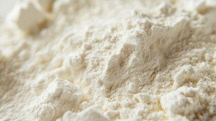 Obraz premium Close-up of Whey Protein Powder Texture