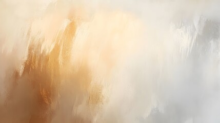 Calm flowing paint streaks with pastel shades and smooth gradients in a tranquil abstract layout