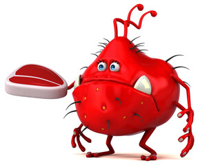 Fun germ - 3D Illustration