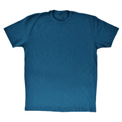 Experience The Ultimate Design Style With This Cutie Cotton T Shirt Mockup In Adriatic Blue Color, Perfect For All Your Design Styles.