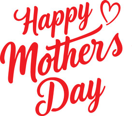 Mother day vintage lettering. Mothers day card