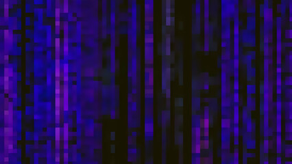 A colorful light wallpaper that is lit up and has a purple with squares pixel stye