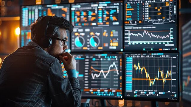 Analyzing data trends and metrics with advanced visualization tools in a business intelligence environment
