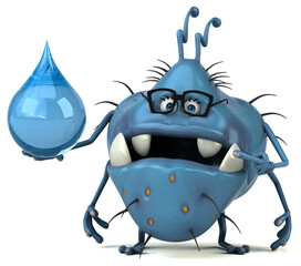 Fun germ - 3D Illustration