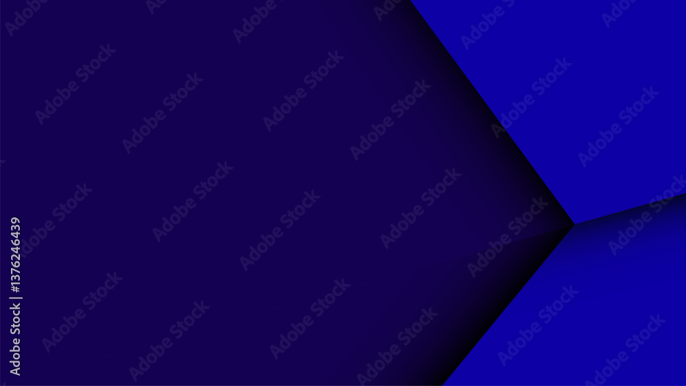 Poster a bold blue papercut background with smooth layered lines. perfect for branding, web, social media, 