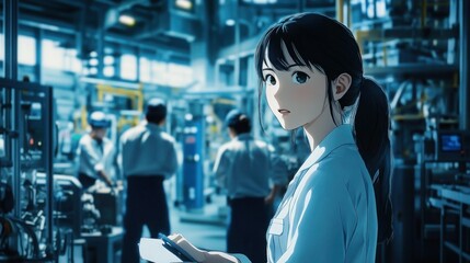 A female doctor performing an ultrasound scan in a high-tech hospital room