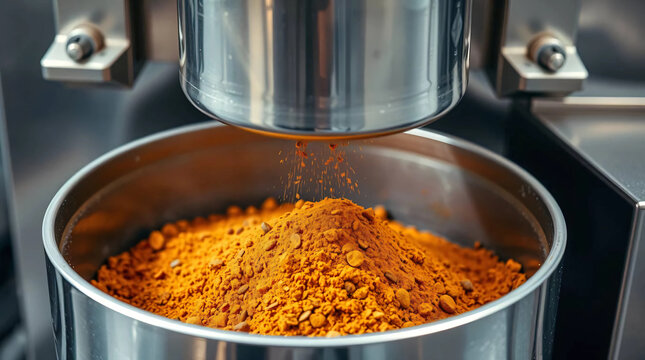 Automatic spice powder processing machine in factory