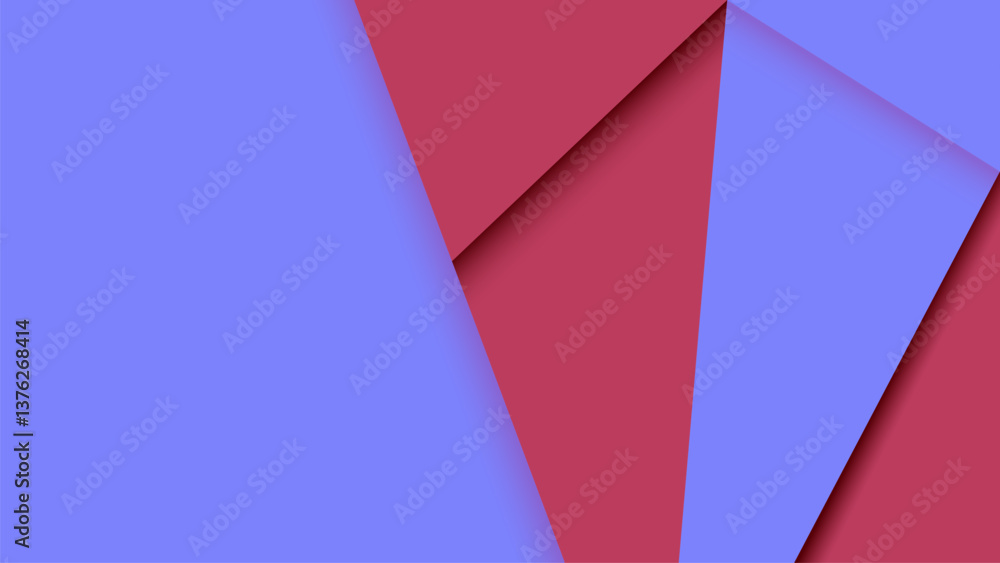 Poster a bold purple papercut background with smooth layered lines. perfect for branding, web, social media