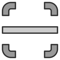 Info Scanner Icon For Design Elements