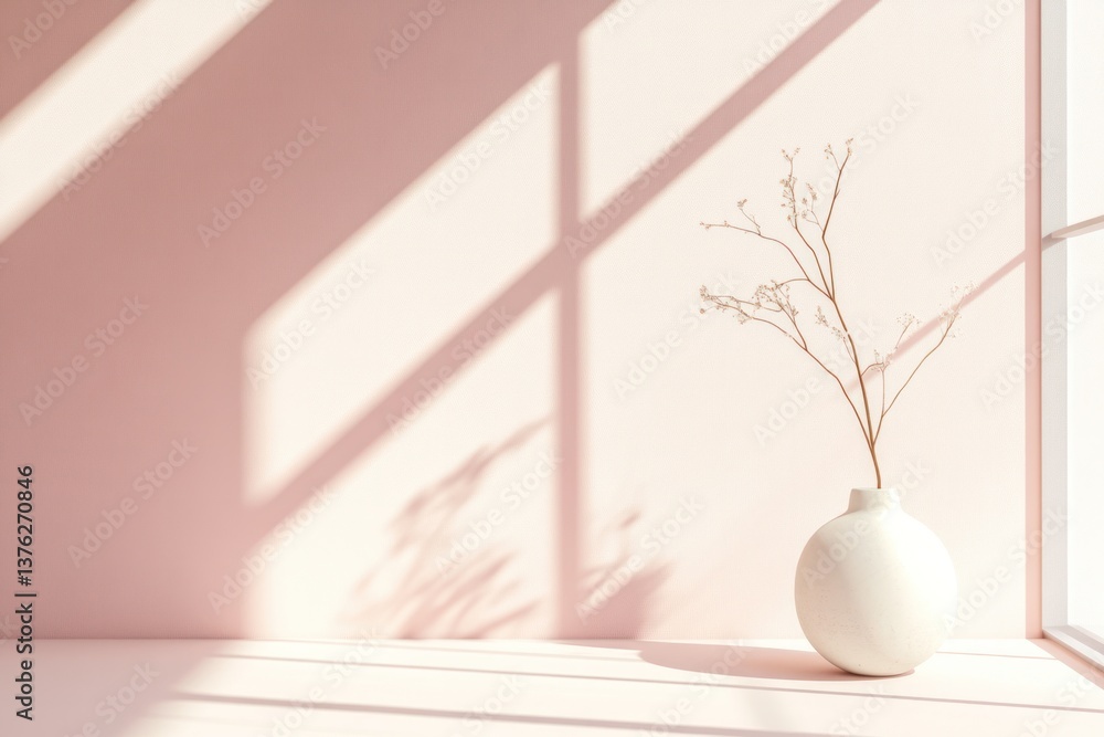 Aufkleber a smooth and even pink pastel background with a slight texture, offering a subtle, clean look with a