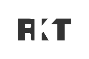 RKT logo design. Initial letter R K T bold font style for tech startups, consulting, corporate branding. Creative company name, headlines typography identity, trendy logotype.