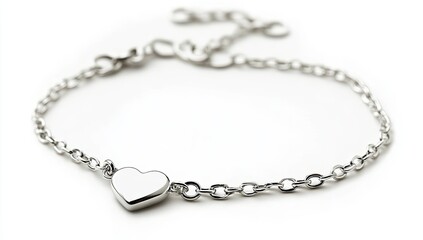 Delicate heart bracelet