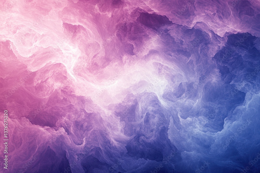 Aufkleber abstract pink pastel background with delicate swirls and soft waves of color blending into one anoth