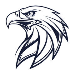 Obraz premium eagle head vector illustration