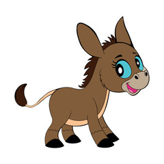 Donkey cartoon design