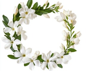 Naklejka premium Elegant floral wreath arrangement for decoration and celebration