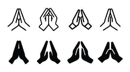 Obraz premium Praying Hands Symbol
