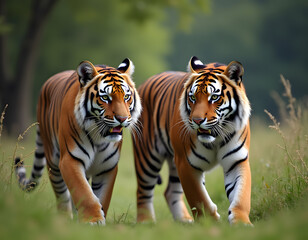 Fototapeta premium tiger in the zoo