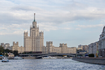 Obraz premium Moscow. Views of a modern European-type city