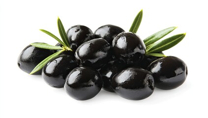 Fresh Black Olives Cluster