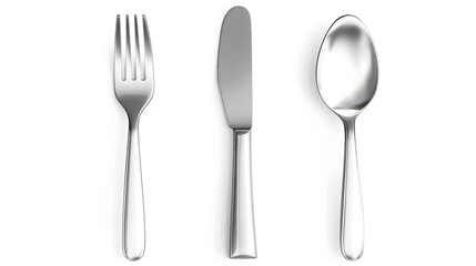 Elegant Silver Gray Cutlery Set for Stylish Kitchen Dining