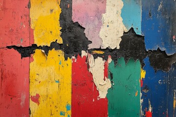 grunge background with colorful stripes