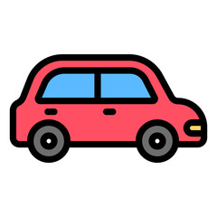 car icon vector illustration. Transportation vector illustrations.