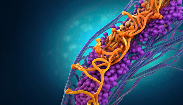 003-024-094-Firefly Muscular dystrophy dystrophin protein function. Emphasize the negative space on the left for (2)