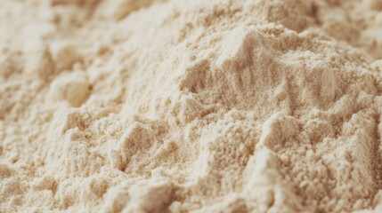 Close-up of Vanilla Protein Powder Heap