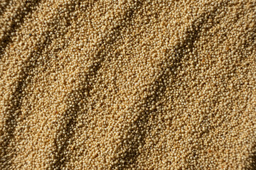 A culinary background of organic raw amaranth grains