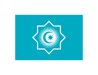 Flag of Organization of Turkic States. Flag of Turkic Council or the Cooperation Council of Turkic Speaking States