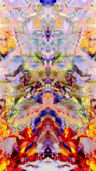 Abstract art background . Hand painting artwork on canvas .