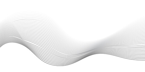 Fototapeta premium Abstract wave line for banner, wallpaper background with wave design. 