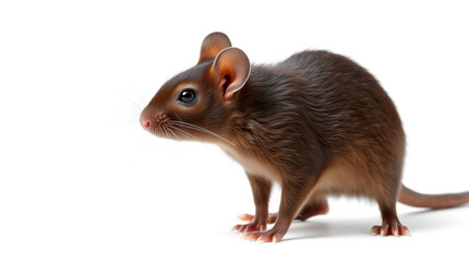 rat on white background