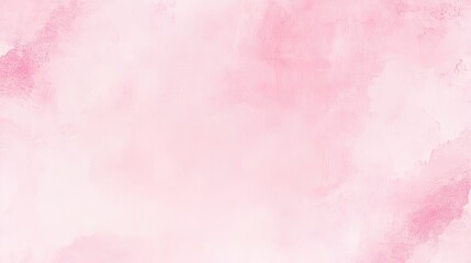An abstract watercolor background with soft pink hues blending from deep to light pink, featuring irregular watercolor edges
