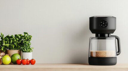 Smart blender and cooking machine, automating soup preparation by blending and cooking ingredients simultaneously