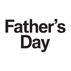 Happy Father's Day typography calligraphy vector design.
