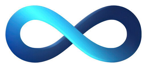 PNG Infinity logo symbol blue.