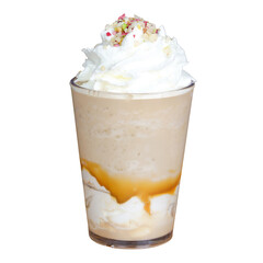 Delicious caramel milkshake recipe bright home kitchen food photography