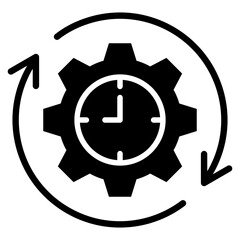 Efficiency Glyph Icon
