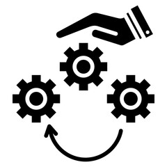 Intervention Glyph Icon