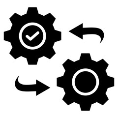 Integration Glyph Icon