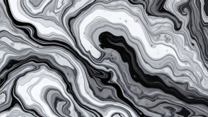 Obraz premium White marble texture with wavy metallic and water-like patterns