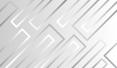 Abstract white and gray color trendy wave line background illustration.