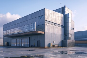 Obraz premium exterior of a modern factory