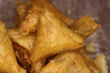 Moroccan Briwat or Briouat Close Up